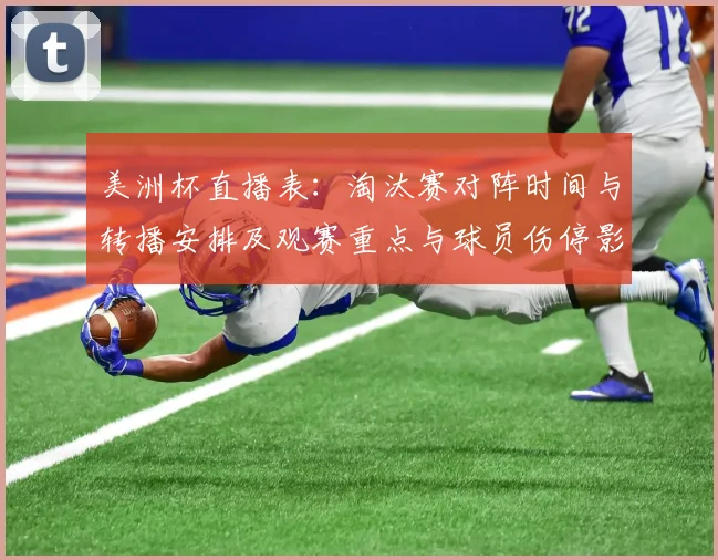 美洲杯直播表：淘汰赛对阵时间与转播安排及观赛重点与球员伤停影响